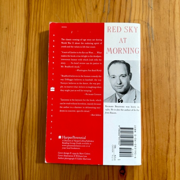 Red Sky At Morning by Richard Bradford paperback book 1999 vintage - Picture 2 of 6